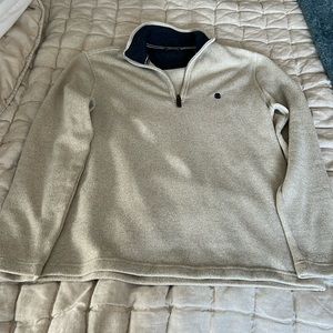Izod cream quarter zip